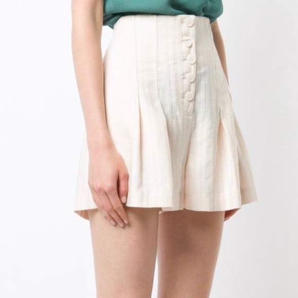 REBECCA Taylor Flared Tailored Short SZ 10 - Picture 1 of 8